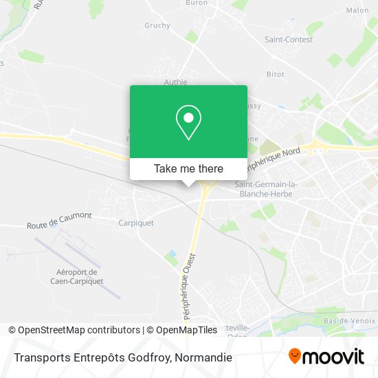 Transports Entrepôts Godfroy map