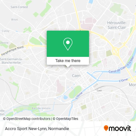 Accro Sport New-Lynn map