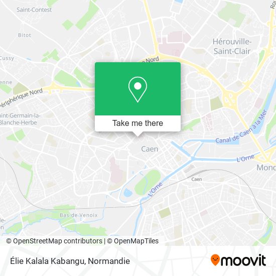 Élie Kalala Kabangu map