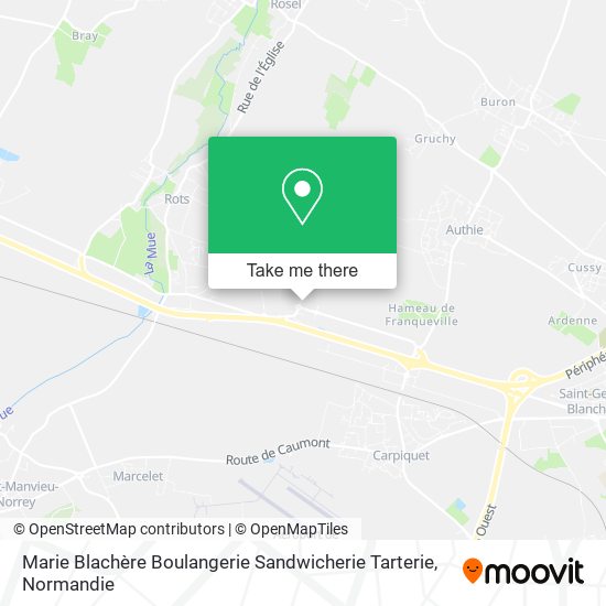 Marie Blachère Boulangerie Sandwicherie Tarterie map