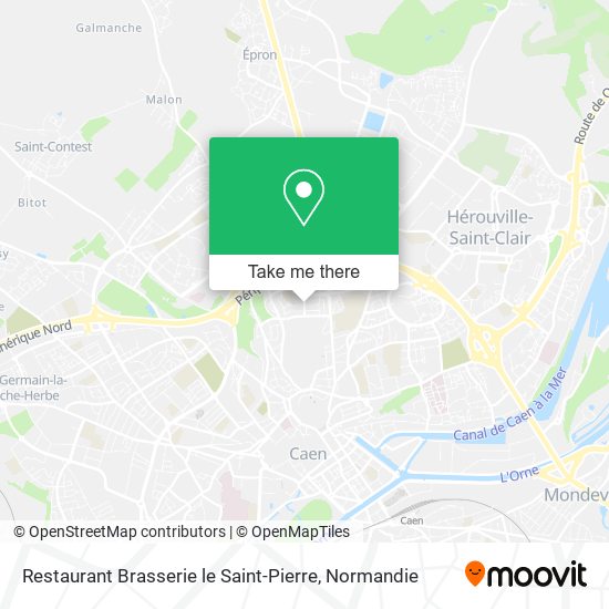 Restaurant Brasserie le Saint-Pierre map