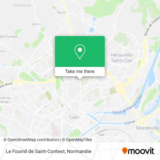 Le Fournil de Saint-Contest map