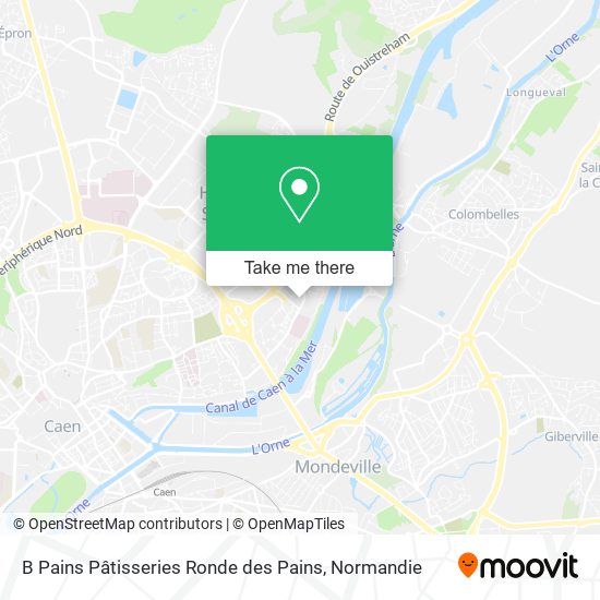 B Pains Pâtisseries Ronde des Pains map