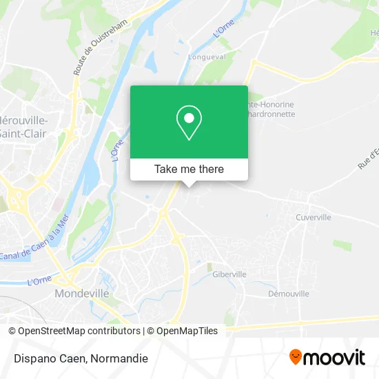 Dispano Caen map