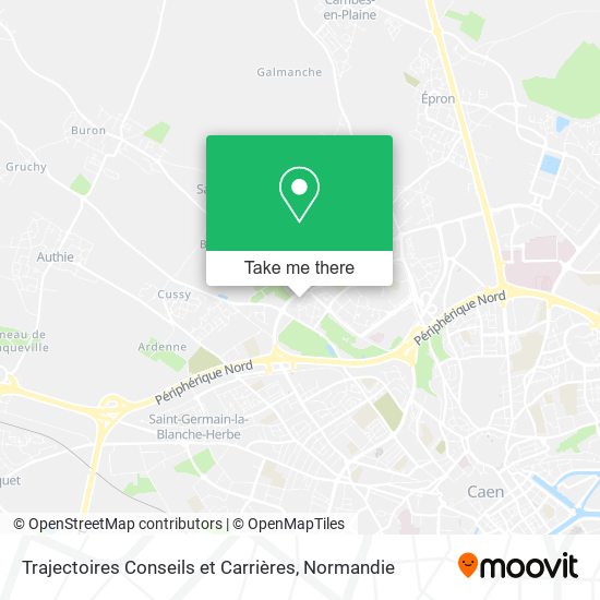 Trajectoires Conseils et Carrières map