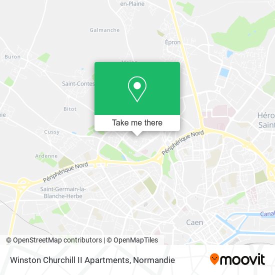 Winston Churchill II Apartments map
