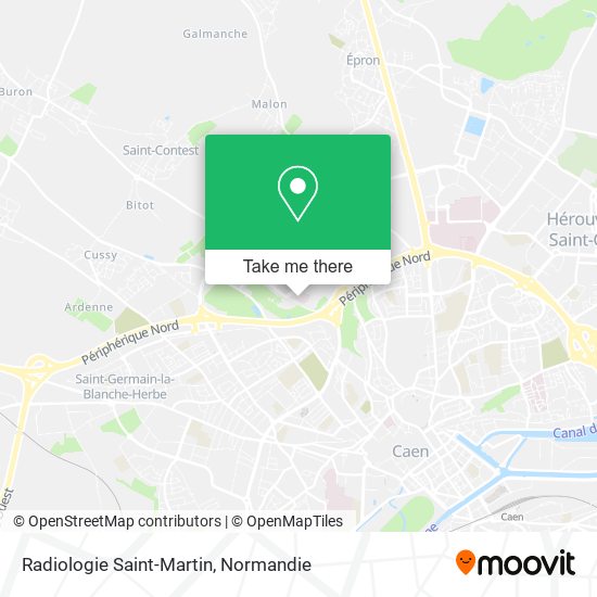 Radiologie Saint-Martin map