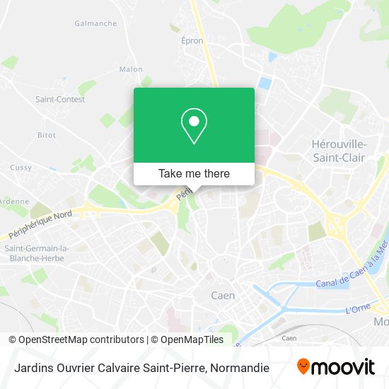 Jardins Ouvrier Calvaire Saint-Pierre map