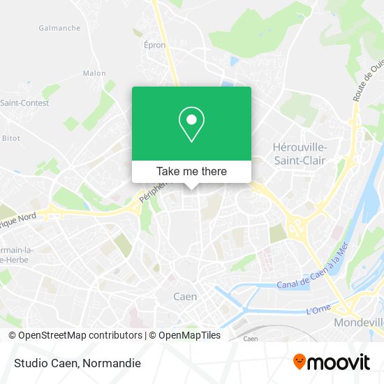 Studio Caen map