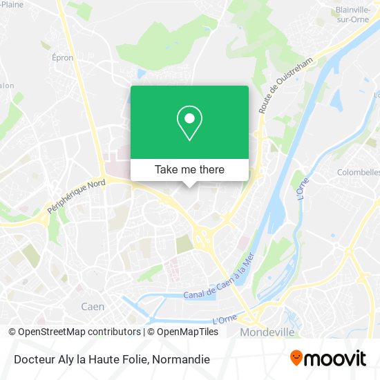 Docteur Aly la Haute Folie map