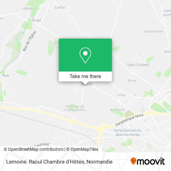 Lemoine. Raoul Chambre d'Hôtes map