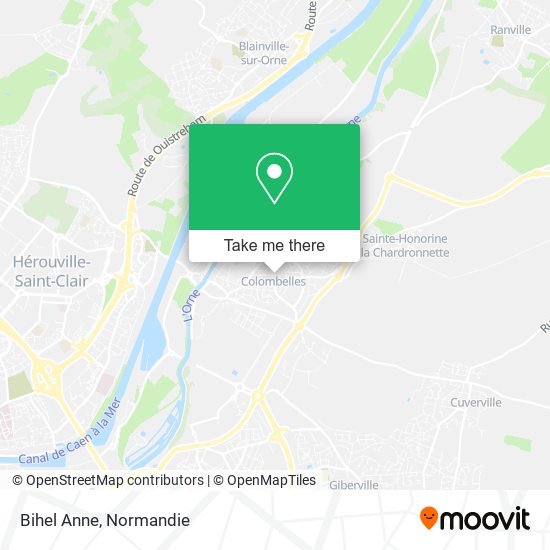 Bihel Anne map