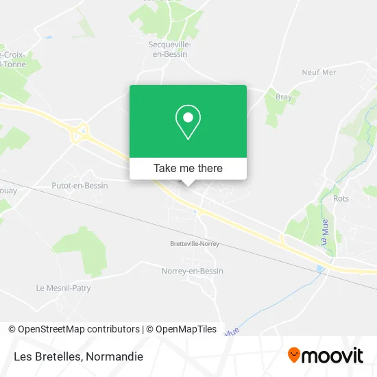 Les Bretelles map