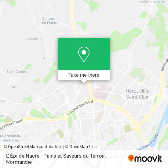 L' Épi de Nacre - Pains et Saveurs du Terroir map