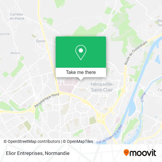 Elior Entreprises map