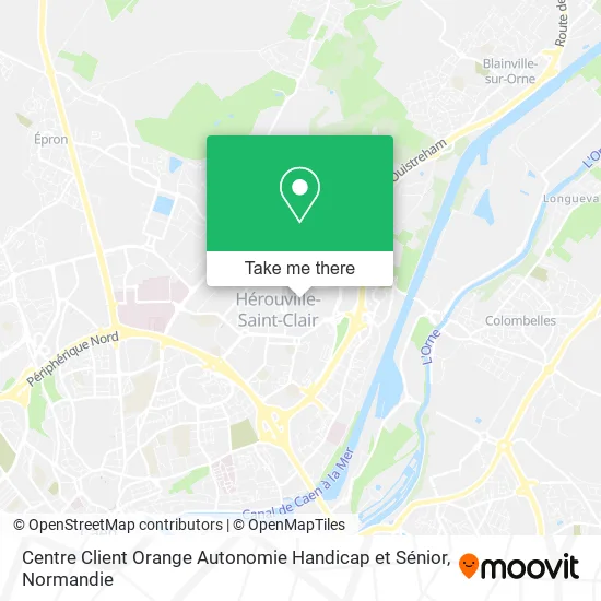 Mapa Centre Client Orange Autonomie Handicap et Sénior
