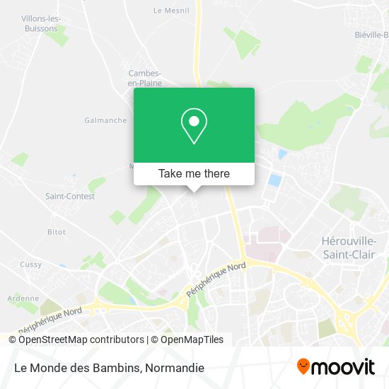 Le Monde des Bambins map