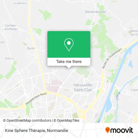 Kine Sphere Thérapie map