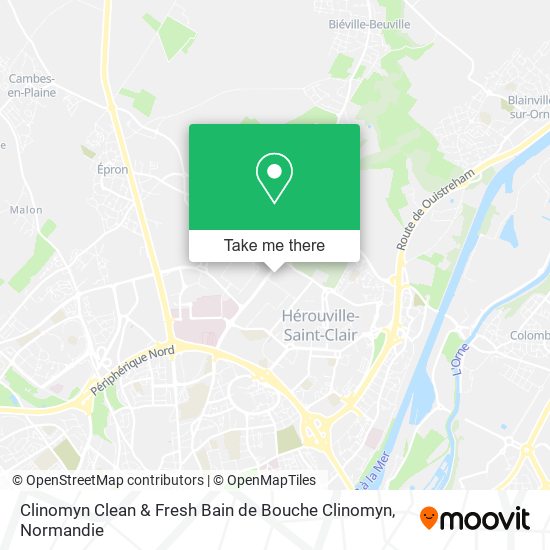 Clinomyn Clean & Fresh Bain de Bouche Clinomyn map