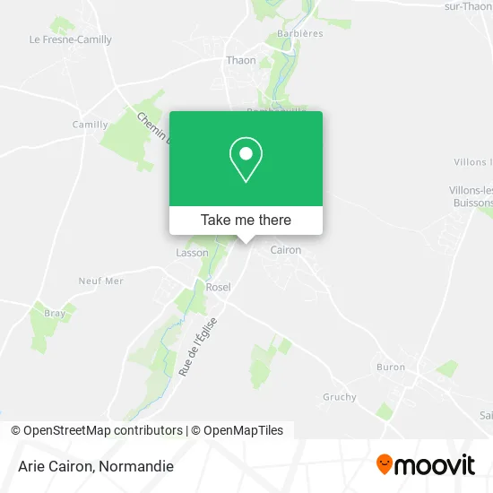 Arie Cairon map