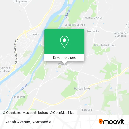 Kebab Avenue map
