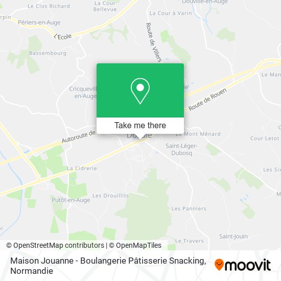 Maison Jouanne - Boulangerie Pâtisserie Snacking map