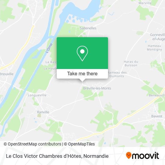 Le Clos Victor Chambres d'Hôtes map
