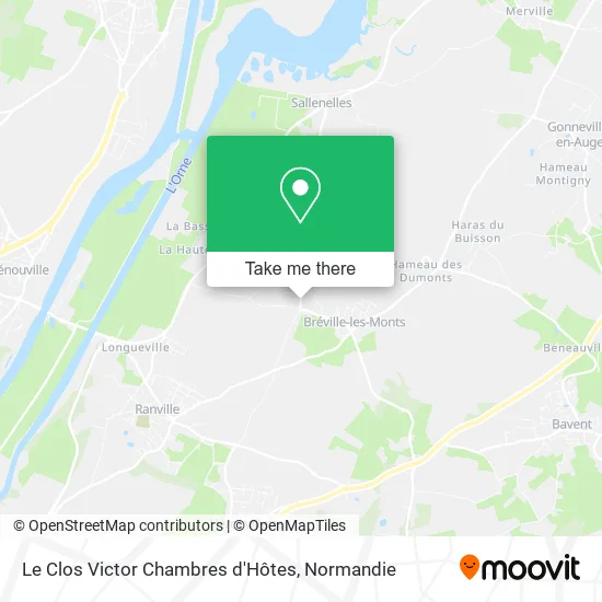 Le Clos Victor Chambres d'Hôtes map