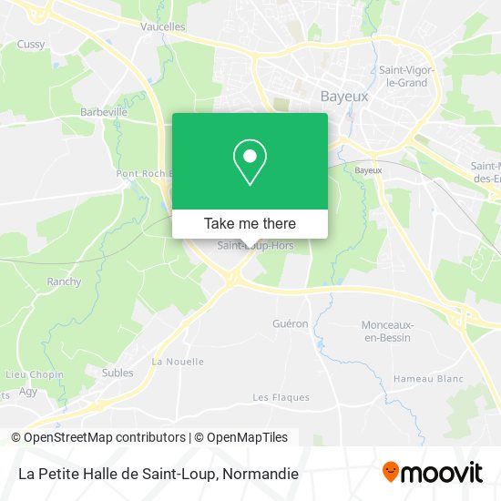 La Petite Halle de Saint-Loup map