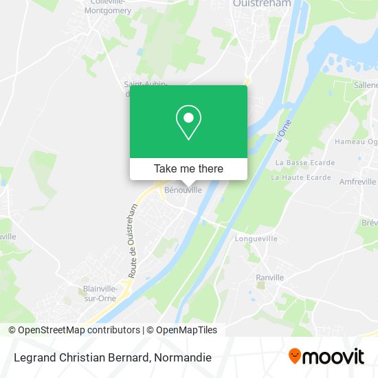 Legrand Christian Bernard map