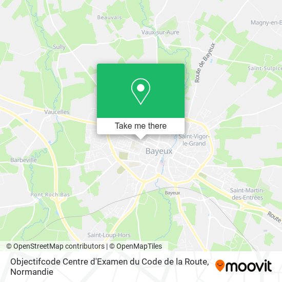 Objectifcode Centre d'Examen du Code de la Route map