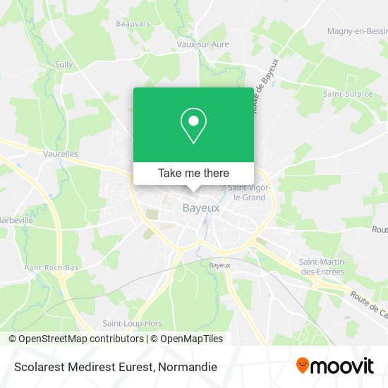 Scolarest Medirest Eurest map
