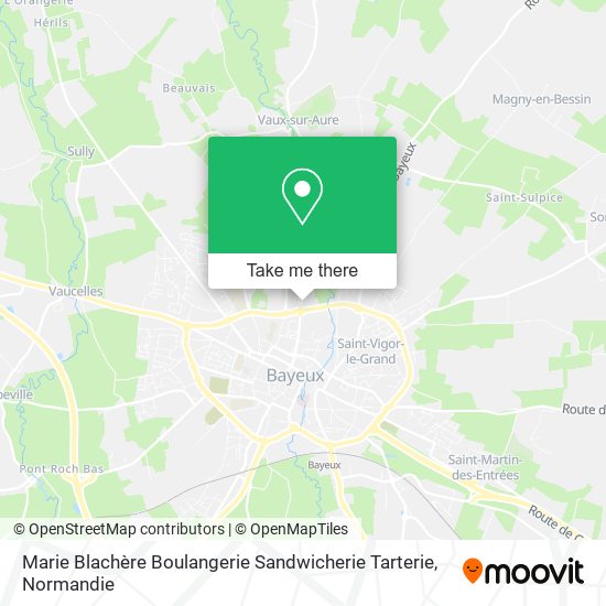 Marie Blachère Boulangerie Sandwicherie Tarterie map
