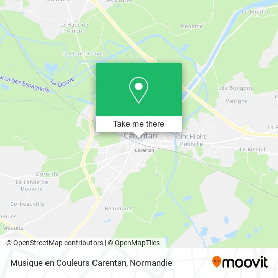 Musique en Couleurs Carentan map