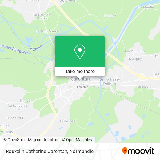 Rouxelin Catherine Carentan map