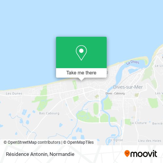 Résidence Antonin map
