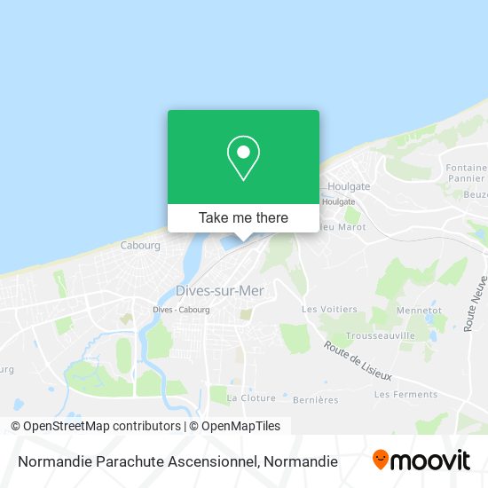 Normandie Parachute Ascensionnel map