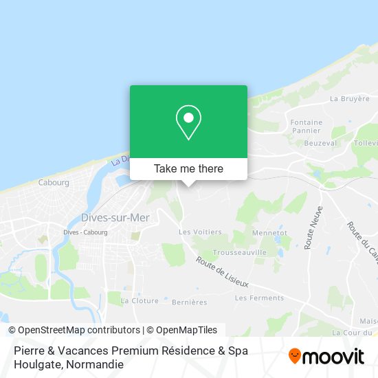 Pierre & Vacances Premium Résidence & Spa Houlgate map