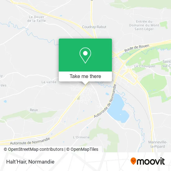 Halt'Hair map