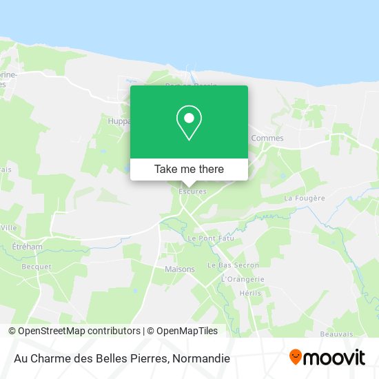 Au Charme des Belles Pierres map