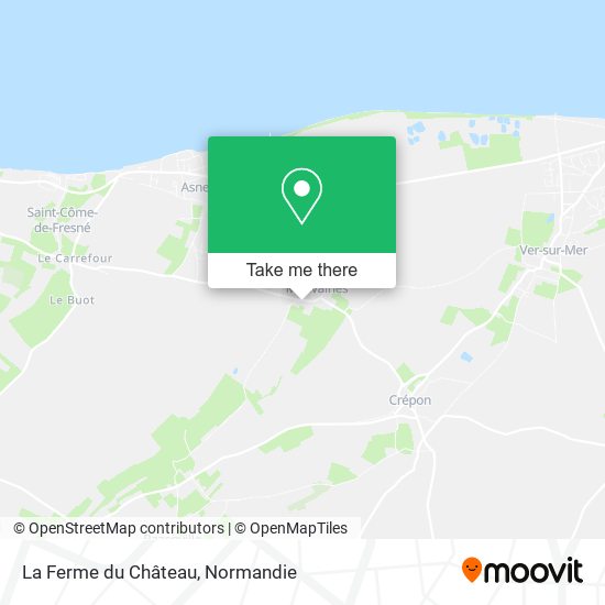 La Ferme du Château map