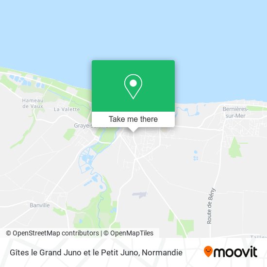 Gîtes le Grand Juno et le Petit Juno map