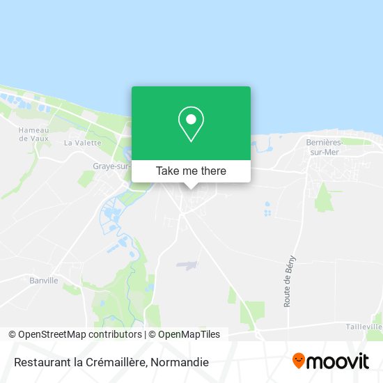 Restaurant la Crémaillère map