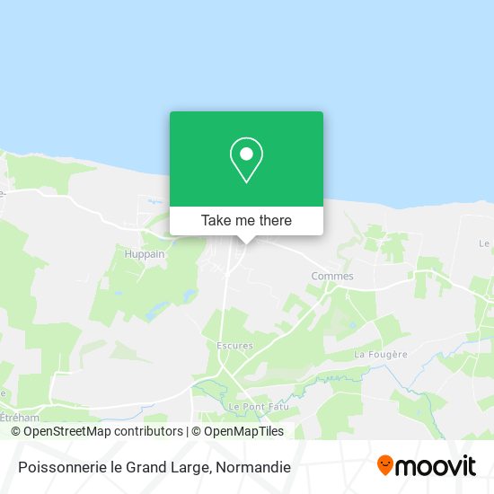 Poissonnerie le Grand Large map