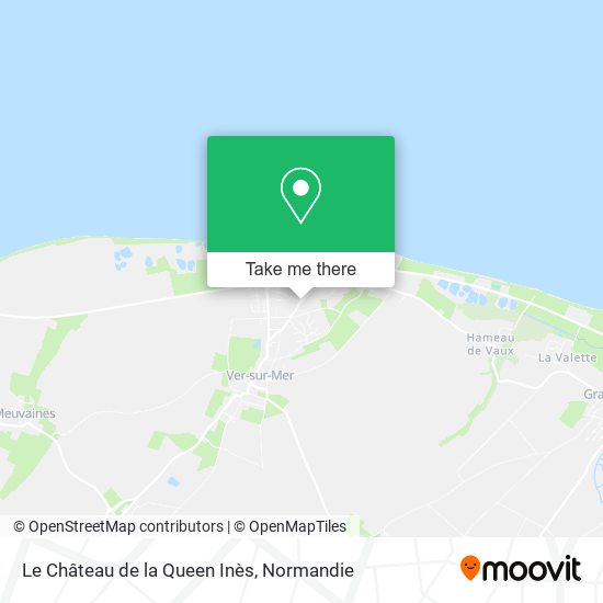 Le Château de la Queen Inès map