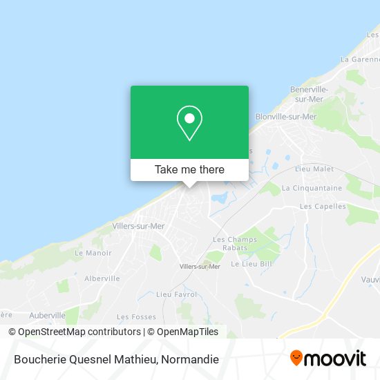 Boucherie Quesnel Mathieu map