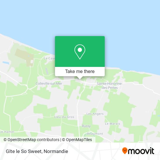 Gîte le So Sweet map
