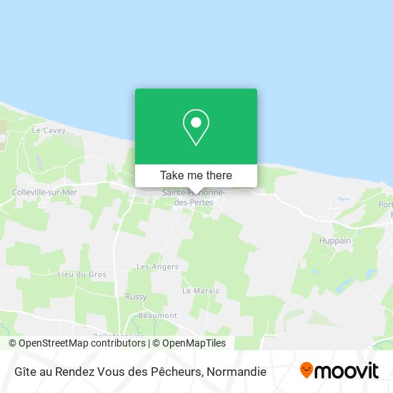 Gîte au Rendez Vous des Pêcheurs map