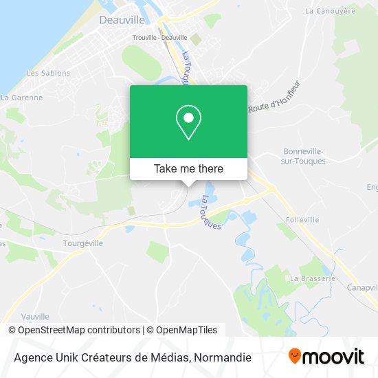 Agence Unik Créateurs de Médias map