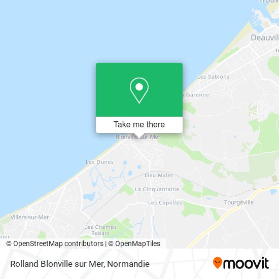 Rolland Blonville sur Mer map
